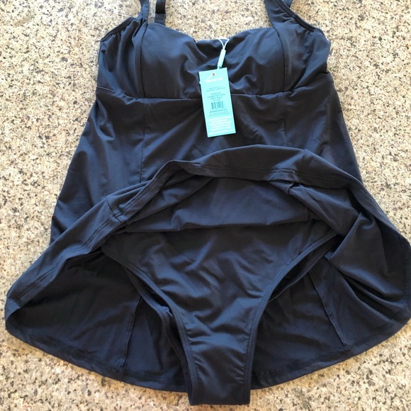 Sea Level Swim Australia Essentials Square Neck Swim Dress - Picture 6 of 9
